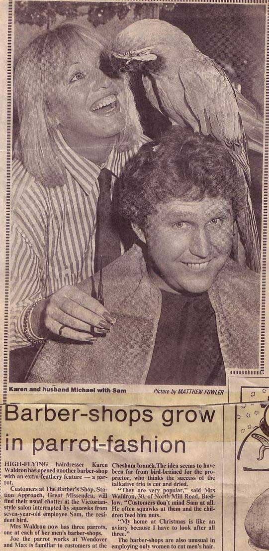 Growing in parrot-fashion